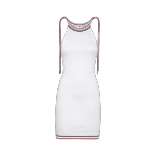 Logo Motif Midi Dress