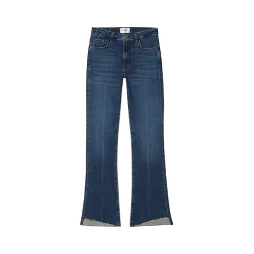 Le Crop Mini Boot Cascade Flared Jeans