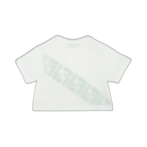 Logo Printed Cropped T-Shirt