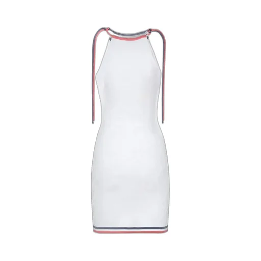 Logo Motif Midi Dress