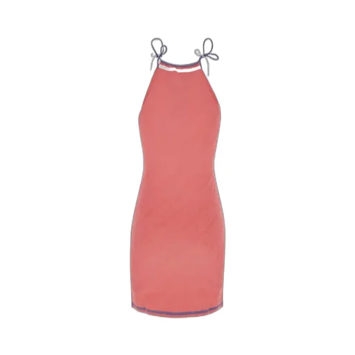 Logo Motif Midi Dress