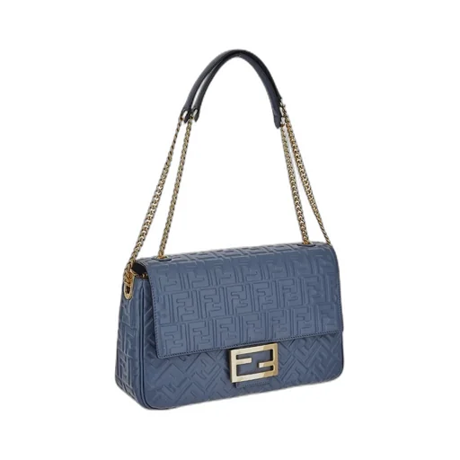 Baguette Chained Crossbody Bag