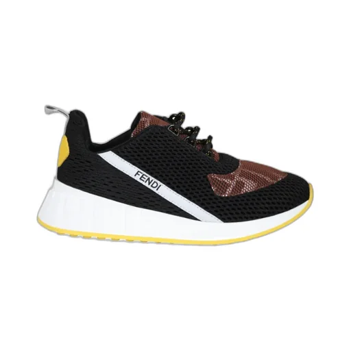 Ff Logo Detailed Mesh Sneakers