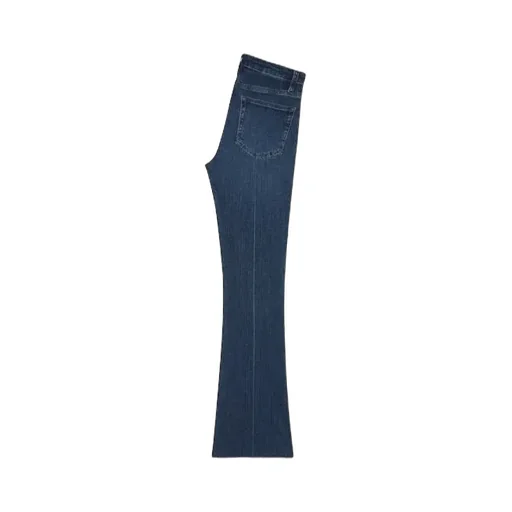 Le Crop Mini Boot Cascade Flared Jeans