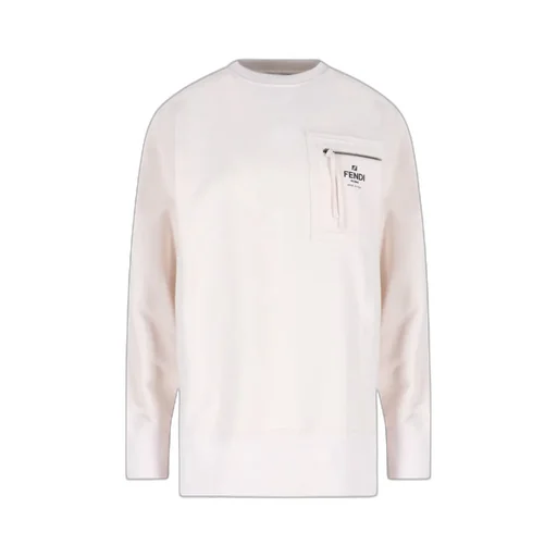 Zip-Pocket Cotton Sweatshirt