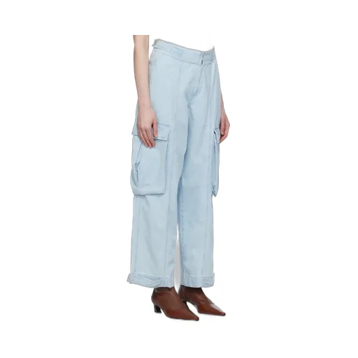Wide-Leg Cargo Jeans