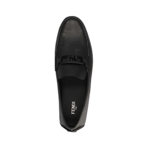 Logo Detailed Slip-On Loafers