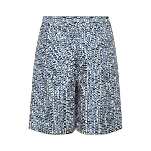 All-Over Ff Braided Printed Bermuda Shorts