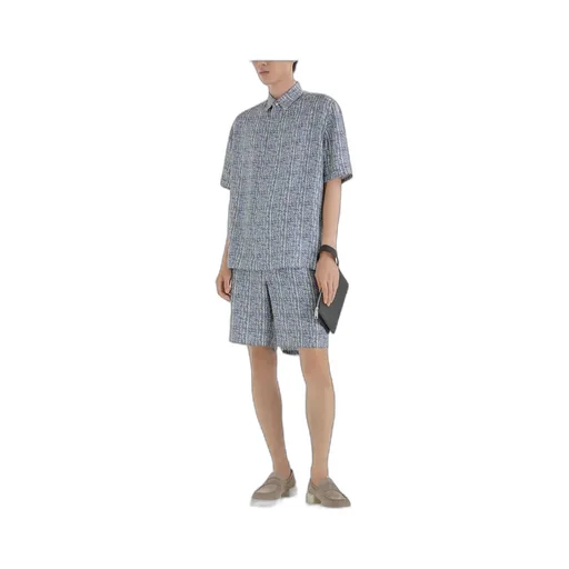All-Over Ff Braided Printed Bermuda Shorts