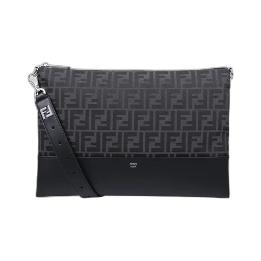 Ff Motif Medium Clutch Bag