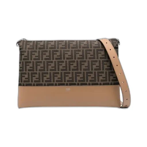 Ff Motif Medium Clutch Bag