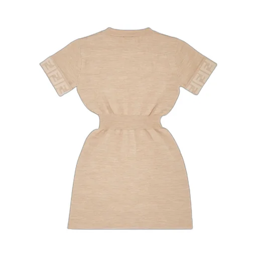 Melange Short-Sleeved Dress