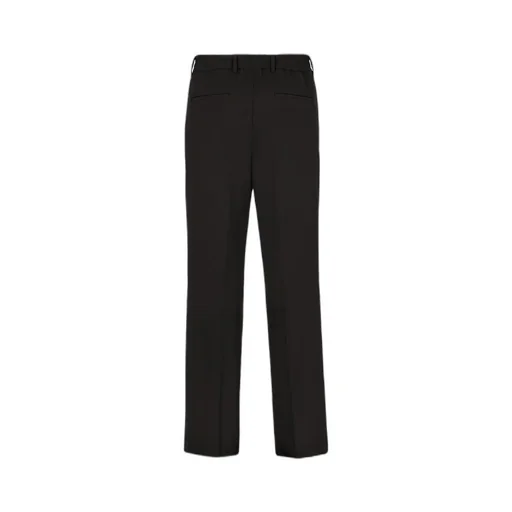 Straight-Leg Tailored Pants