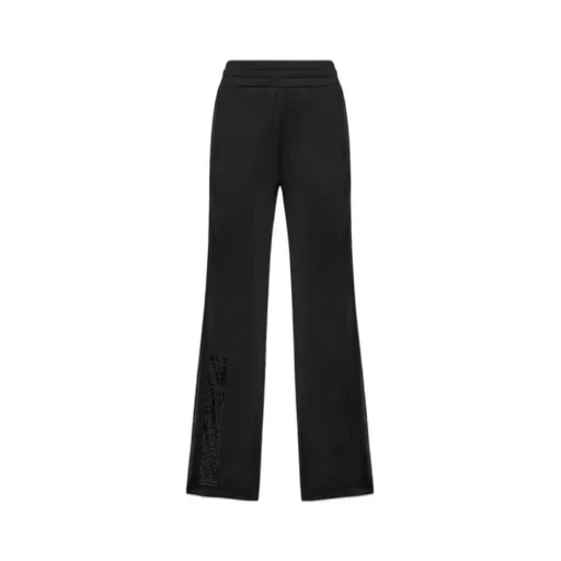 Logo Mirror Printed Straight Leg Pants