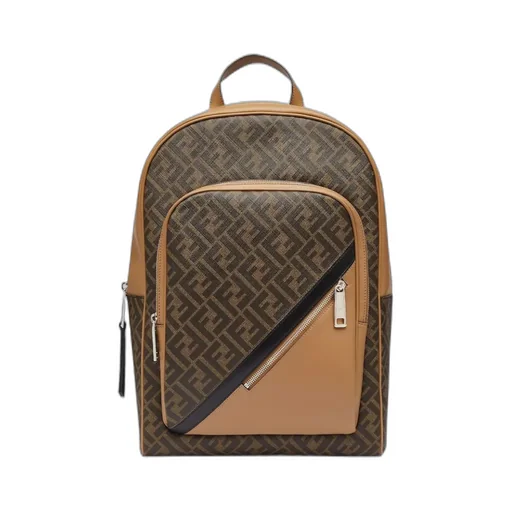 Ff Motif Zipped Backpack