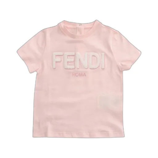 Textured Embroidered-Logo T-Shirt