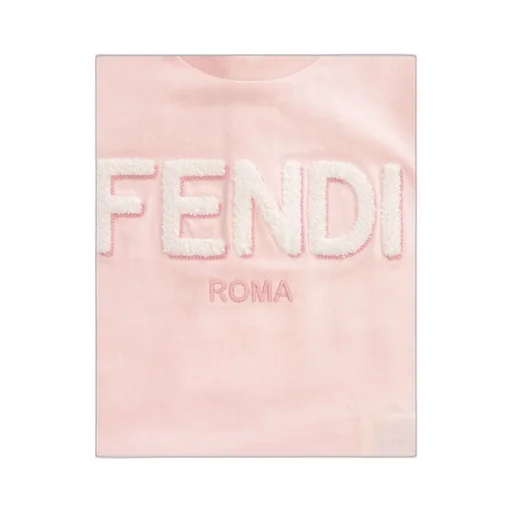 Textured Embroidered-Logo T-Shirt