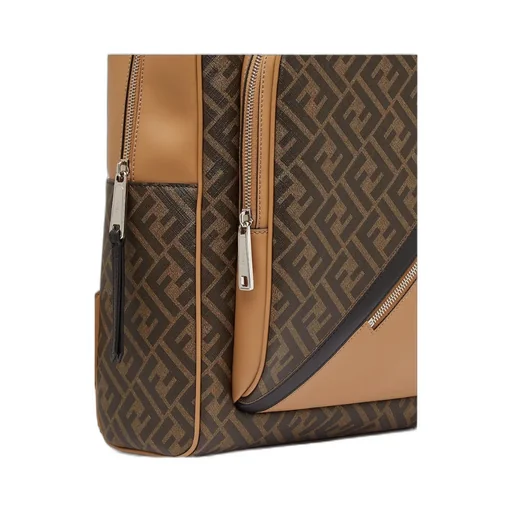 Ff Motif Zipped Backpack