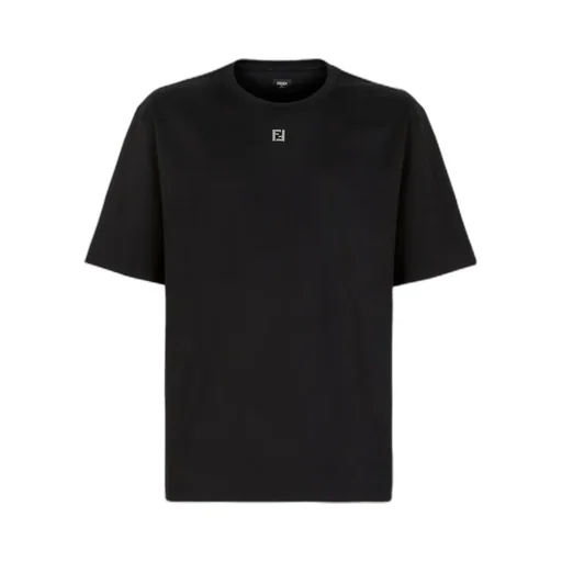 Ff Plaque Crewneck T-Shirt