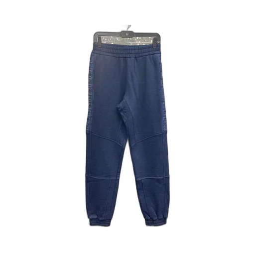 Denim Monogram Stripe Detailed Joggers
