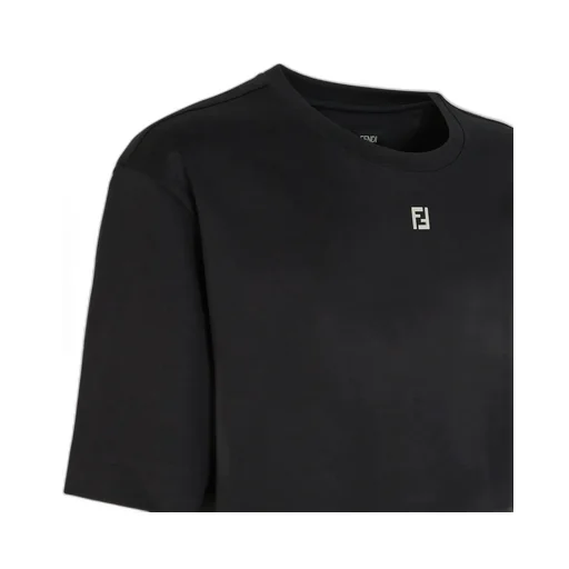 Ff Plaque Crewneck T-Shirt