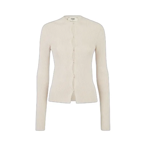 Buttoned Long-Sleeved Cardigan