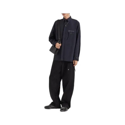 Zip-Detailed Shirt Coat