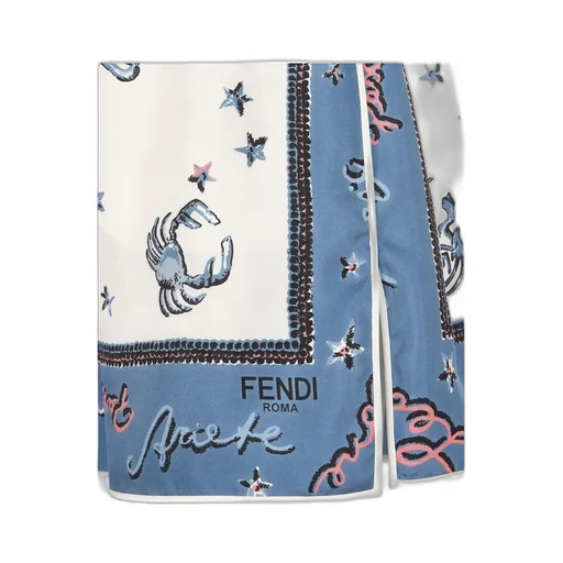 Printed Satin Shorts