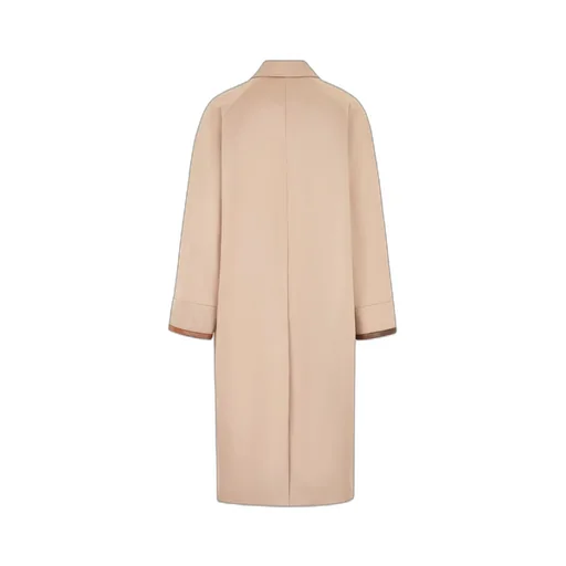Ff Logo Jacquard Reversible Trench Coat