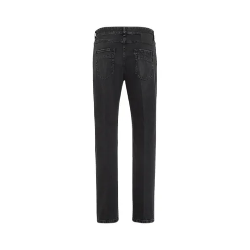 Logo Patch Straight-Leg Jeans
