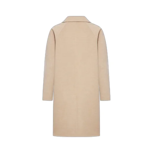 Long Sleeved Concealed Button Coat