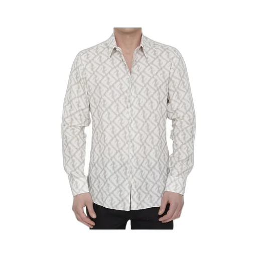 Allover Ff Motif Buttoned Shirt
