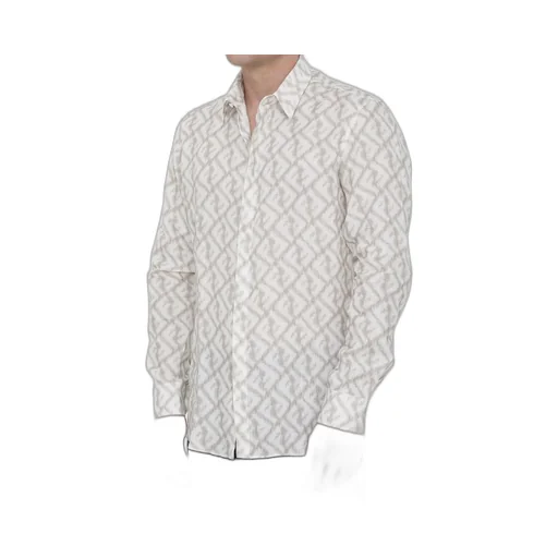 Allover Ff Motif Buttoned Shirt