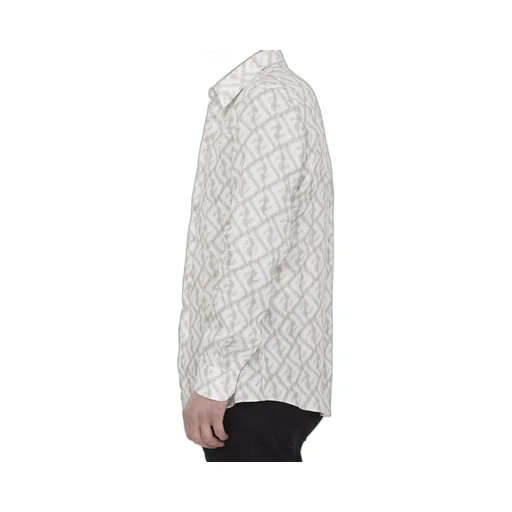Allover Ff Motif Buttoned Shirt