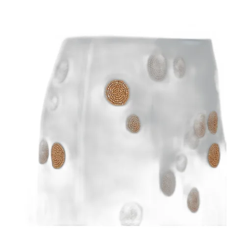 Polka Dot Embellished Tulle Midi Skirt