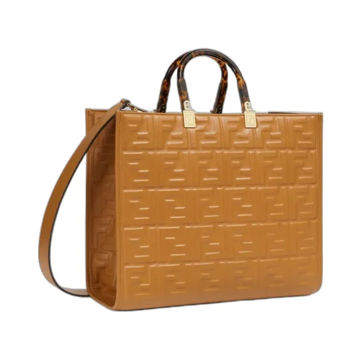Monogram Embossed Tote Bag