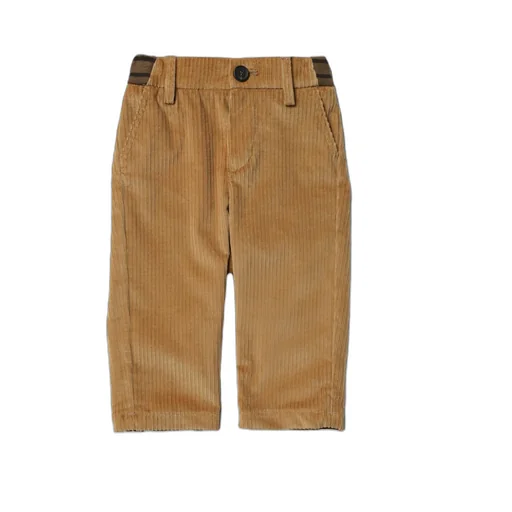 Elastic Waist Velvet Trousers