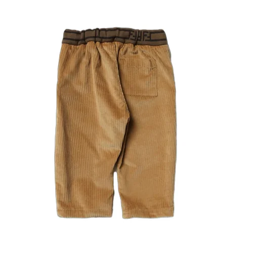 Elastic Waist Velvet Trousers