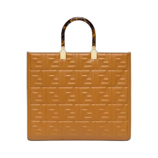 Monogram Embossed Tote Bag