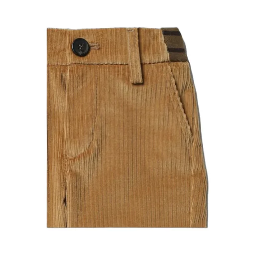 Elastic Waist Velvet Trousers