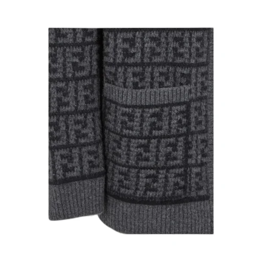 Monogram Jacquard V-Neck Cardigan