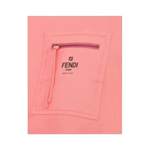 Zip-Detailed Crewneck T-Shirt