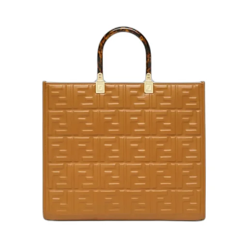 Monogram Embossed Tote Bag