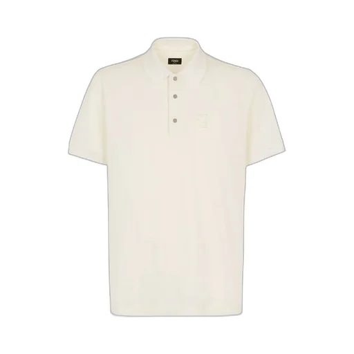 Ff Embossed Short Sleeved Polo Shirt