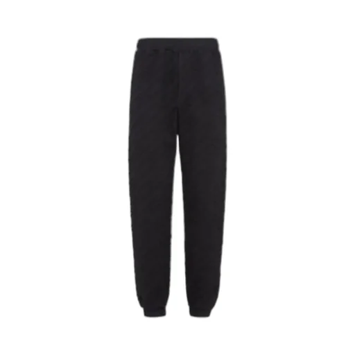 O'lock Oversized Diagonal Motif Trackpants