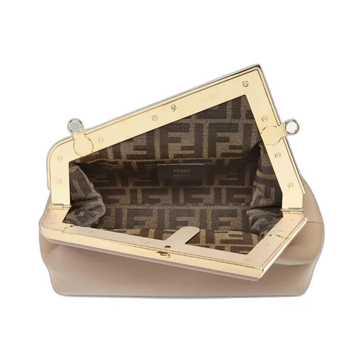 Fendi First Logo Detailed Small Clutch Bag