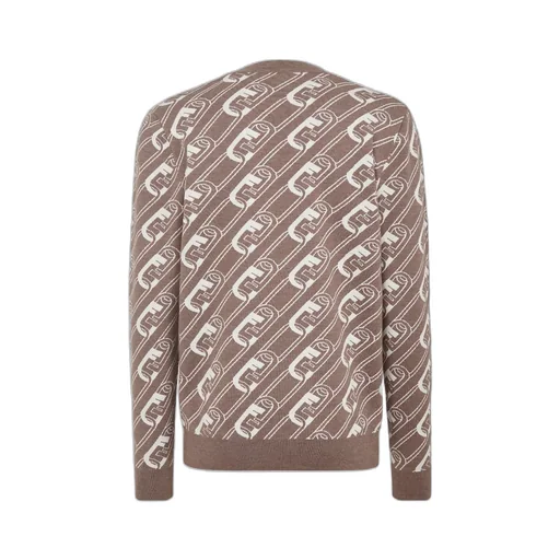 Fendi O'lock Twill Pattern Wool Jumper