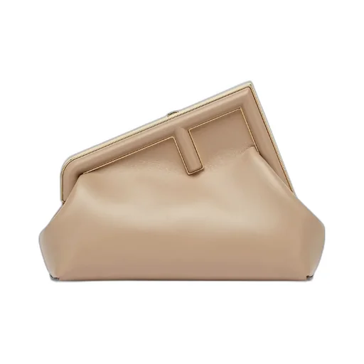 Fendi First Logo Detailed Small Clutch Bag