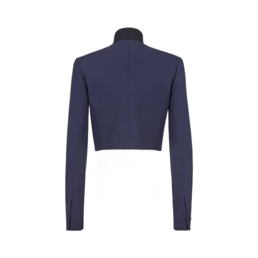 Button-Up Cropped Jacket