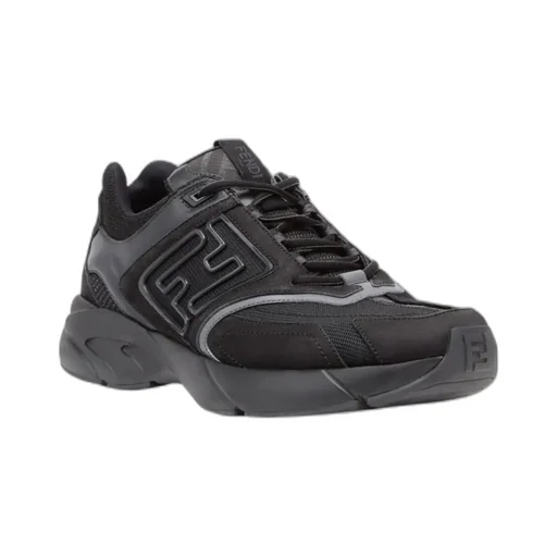 Faster Ff-Embossed Detailed Low-Top Sneakers